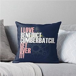 I love Benedict Cumberbatch Throw Pillow