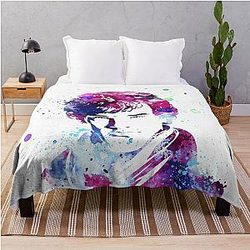 Benjamin Cumberbatch Sherlock Throw Blanket