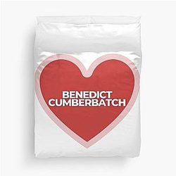 I Heart Benedict Cumberbatch Duvet Cover