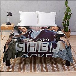 HIGH QUALITY Benedict Cumberbatch photo collage throw blanket