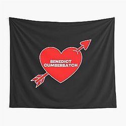 In Love with Benedict Cumberbatch Tapestry