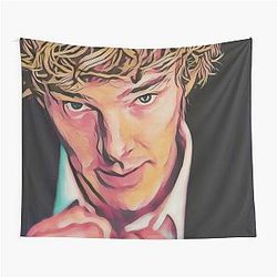 Digital Art Tapestry of Benedict Cumberbatch