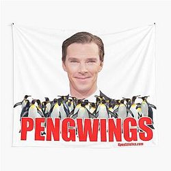 PENGWING Benedict Cumberbatch Penguin Tapestry
