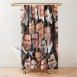Benedict Cumberbatch Photo Shower Curtain