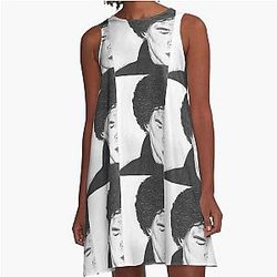 Partial view Sherlock A-Line Dress