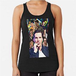 Benedict Cumberbatch High Quality Racerback Tank Top