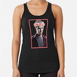 Benedict Cumberbatch in Flower Crown Racerback Tank Top