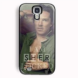 Benedict Cumberbatch Sherlock Holmes For iPhone and Samsung Galaxy Case (Samsung Galaxy S4 Black)