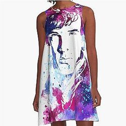 Benedict Cumberbatch Sherlock A-Line Dress