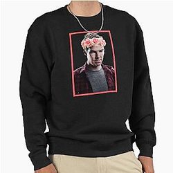 Benedict Cumberbatch in a Flower Crown Sweatshirt