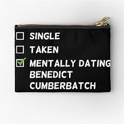 Mentally Dating Benedict Cumberbatch Zipper Pouch