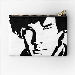Benedict Cumberbatch Stencil Art Zipper Pouch