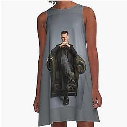 Benedict Cumberbatch Sherlock A-Line Dress