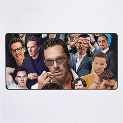 Benedict Cumberbatch Photo Collage Desk Mat