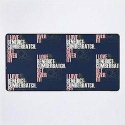 I love Benedict Cumberbatch Desk Mat