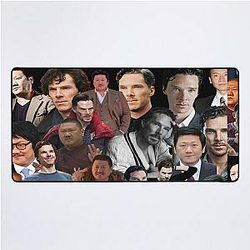 Benedict Wong Doctor strange Photo collage Desk Mat