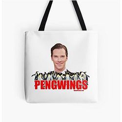 Benedict Cumberbatch Penguins All Over Print Tote Bag