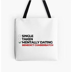 Mentally Dating Benedict Cumberbatch Tote Bag