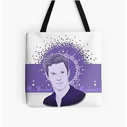 Benedict Cumberbatch Sexy Purple Tote Bag