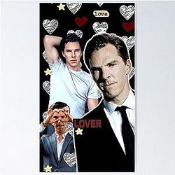 Benedict Cumberbatch Photo Collage High Quality Poster