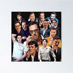 HIGHER Benedict Cumberbatch photo collage Poster