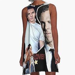 Benedict Cumberbatch Photo Collage A-Line Dress