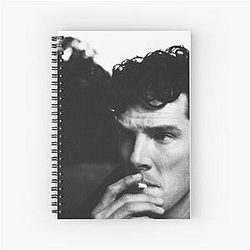 Benedict Cumberbatch Vintage Spiral Notebook