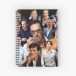 HIGH QUALITY Benedict Cumberbatch photo collage Spiral Notebook