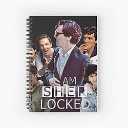 Benedict Cumberbatch High Quality Spiral Notebook