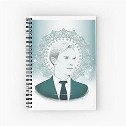 Benedict Cumberbatch Ocean Spiral Notebook