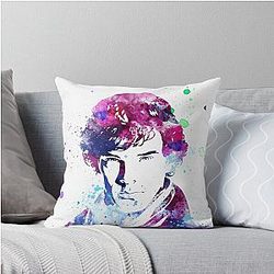 Benedict Cumberbatch Sherlock Throw Pillow