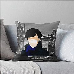 Benedict Cumberbatch Sherlock Throw Pillow