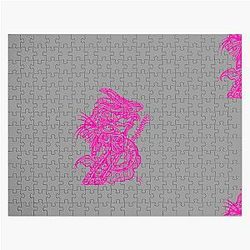Pink warrior axolotl puzzle