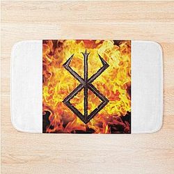 Berserk Fire Bath Mat