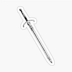 Berserk Casca's Sword Sticker