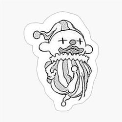 Clown Puck Funny Sticker