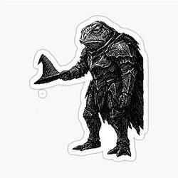 Berserk Frog Sticker
