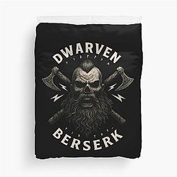 Dwarven Berserk Duvet Cover