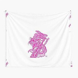 Pink axolotl berserk tapestry