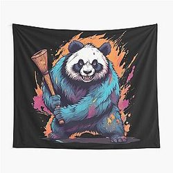 Panda Berserk Tapestry