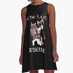 The Last Berserker Viking Norse A-Line Dress