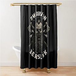 Dwarven Berserker Shower Curtain