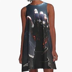 Berserk God Hand Colour Illustration A-Line Dress