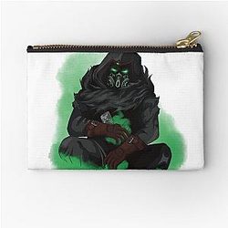 Dancing Berserk in Green Smoke Zipper Pouch