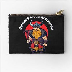 Berserk Mode Activated Viking Zipper Pouch