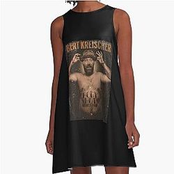 Vintage Bert Kreischer Body Shots World Tour A-Line Dress