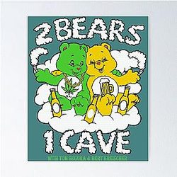 Tom Segura Bert Kreischer 2 Bears Vices One Cave Poster