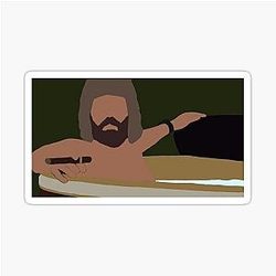 Bert Kreischer Outline Sticker