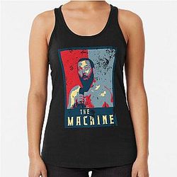 The Machine Political Racerback Tank Top by Bert Kreischer