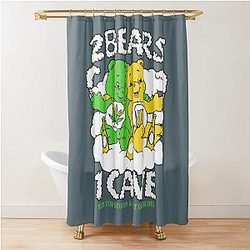 Tom Segura Bert Kreischer 2 Bears 1 Cave Shower Curtain